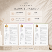 Plantilla CV Minimal (Español + English)